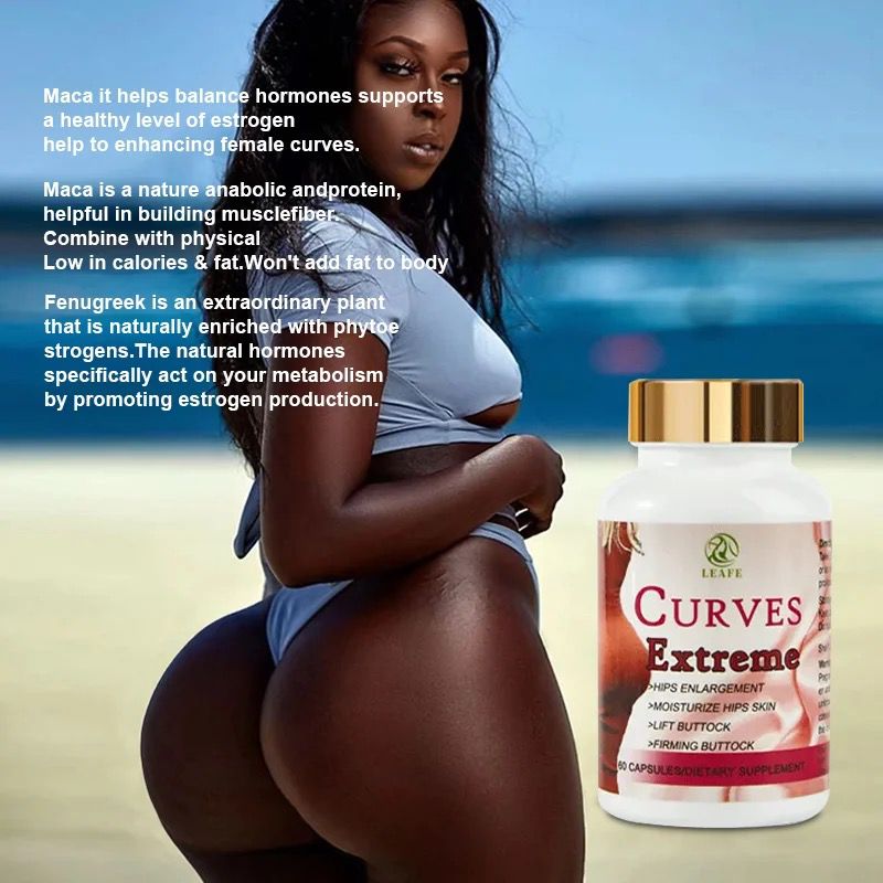 Curve Extreme Big Butt Enlargement Pills Buttock Enhancement; Butt And Hip Enlargement Firming Maca Capsule