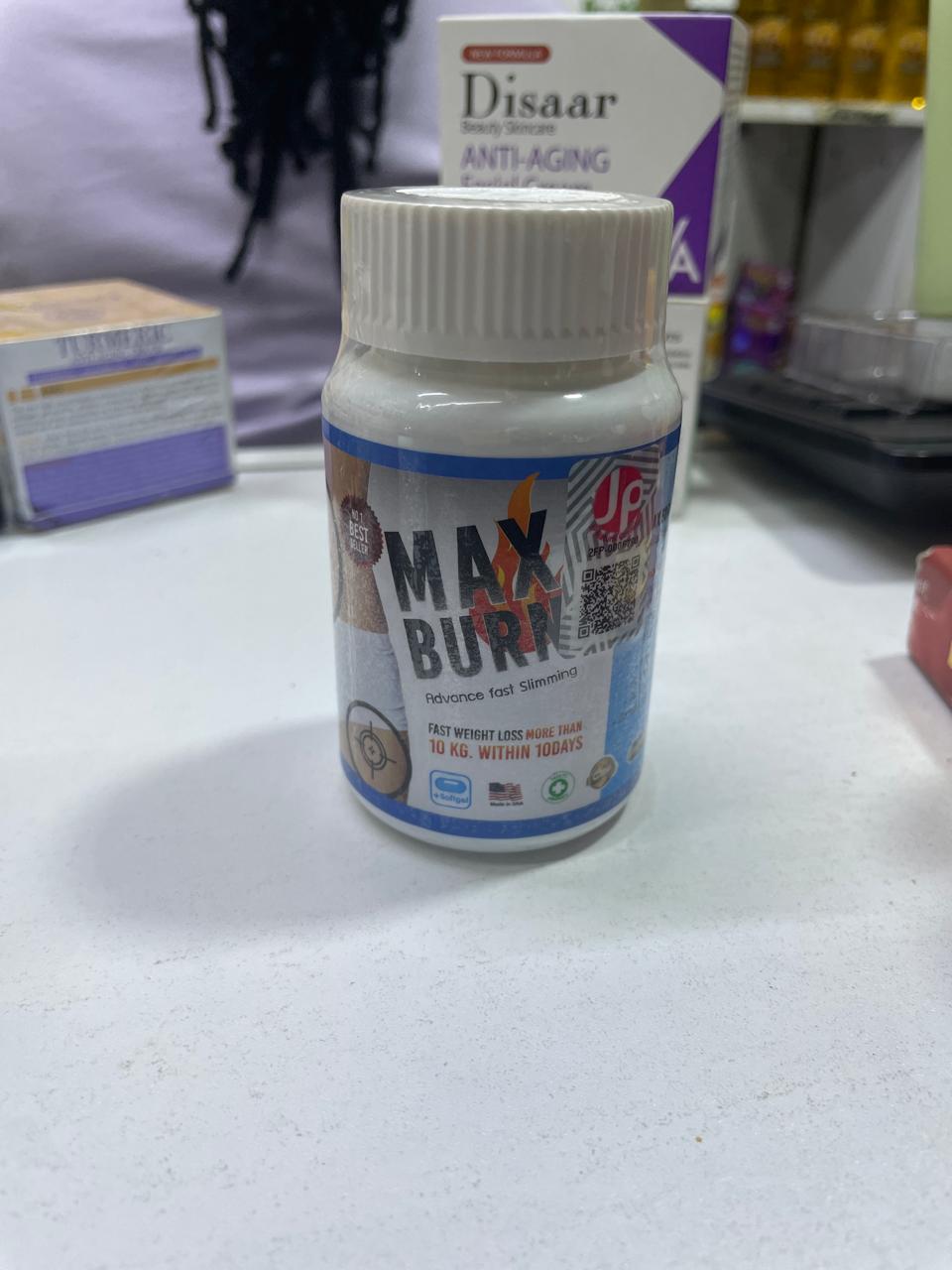 MAX BURN Fast slimming weight loss fast herbal supplements Max Burn Fast Slimming