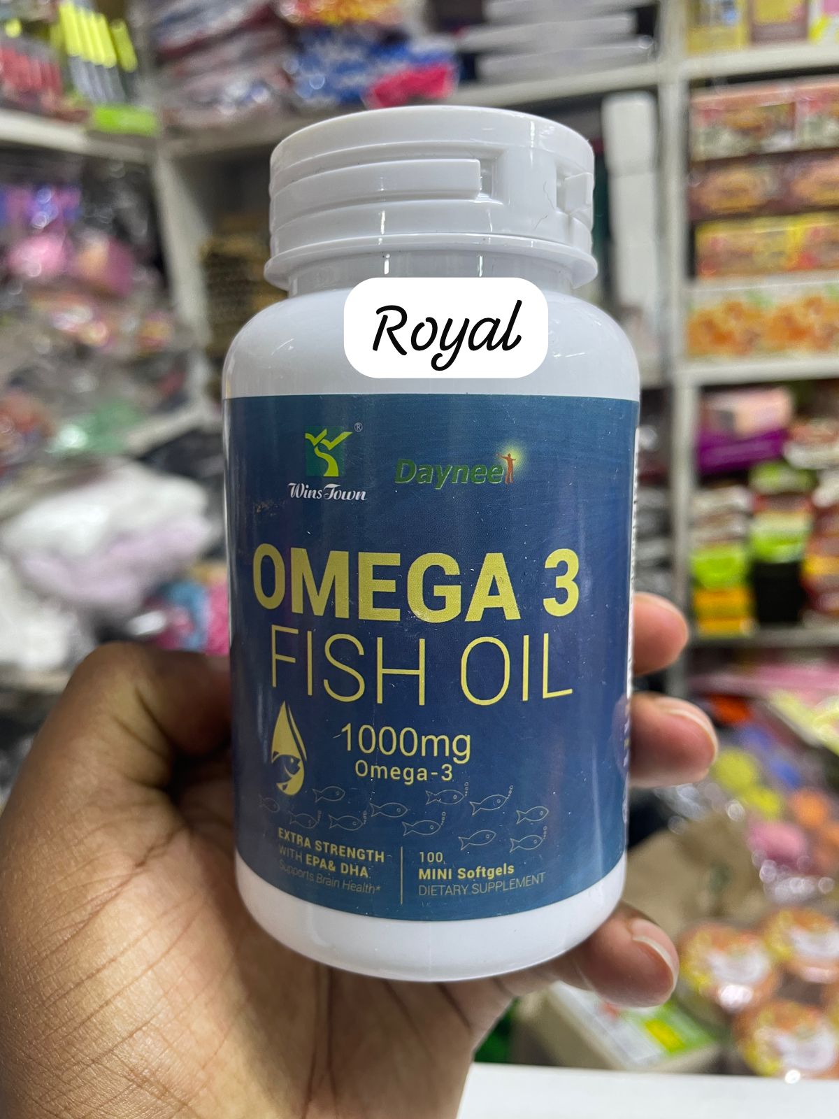 Omega 3 Fish Oil Soft Capsules with EPA DHA Extra Strength Fish Oil 100 Capsules Mini Soft gels 1000mg Omega-3