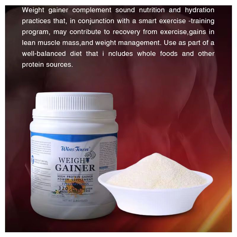 Winstown WEIGHT GAINER AND MUSCLE BUILDER SUPPLEMENT PROTEIN POWDER. Weight Gainer Powder (450g)
