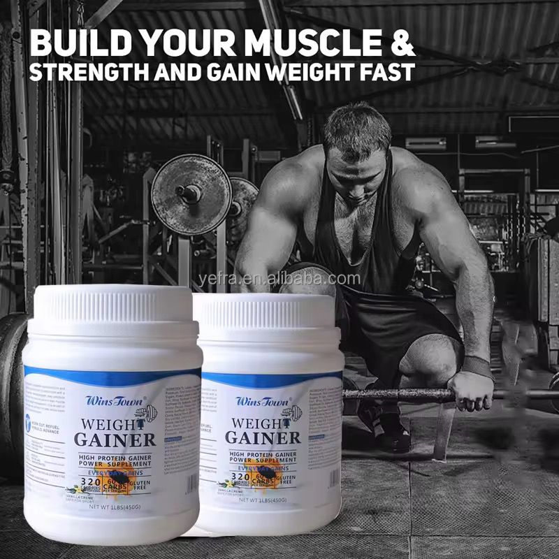 Winstown WEIGHT GAINER AND MUSCLE BUILDER SUPPLEMENT PROTEIN POWDER. Weight Gainer Powder (450g)