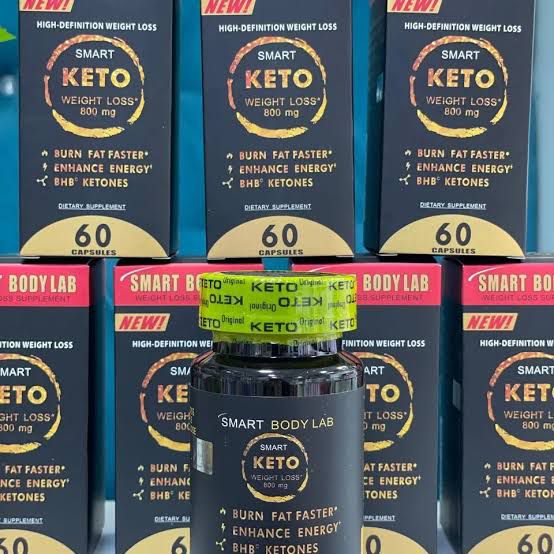 Smart Keto High Defination Weight Loss- 800mg Smart Bodylab weight loss supplement burn fat faster, enhance energy, BHB ketones NEW highly effective slim capsule- 60 Dietary Supplement