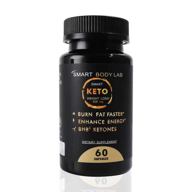Smart Keto High Defination Weight Loss- 800mg Smart Bodylab weight loss supplement burn fat faster, enhance energy, BHB ketones NEW highly effective slim capsule- 60 Dietary Supplement