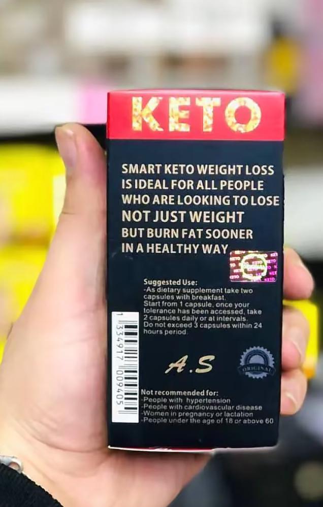 Smart Keto High Defination Weight Loss- 800mg Smart Bodylab weight loss supplement burn fat faster, enhance energy, BHB ketones NEW highly effective slim capsule- 60 Dietary Supplement