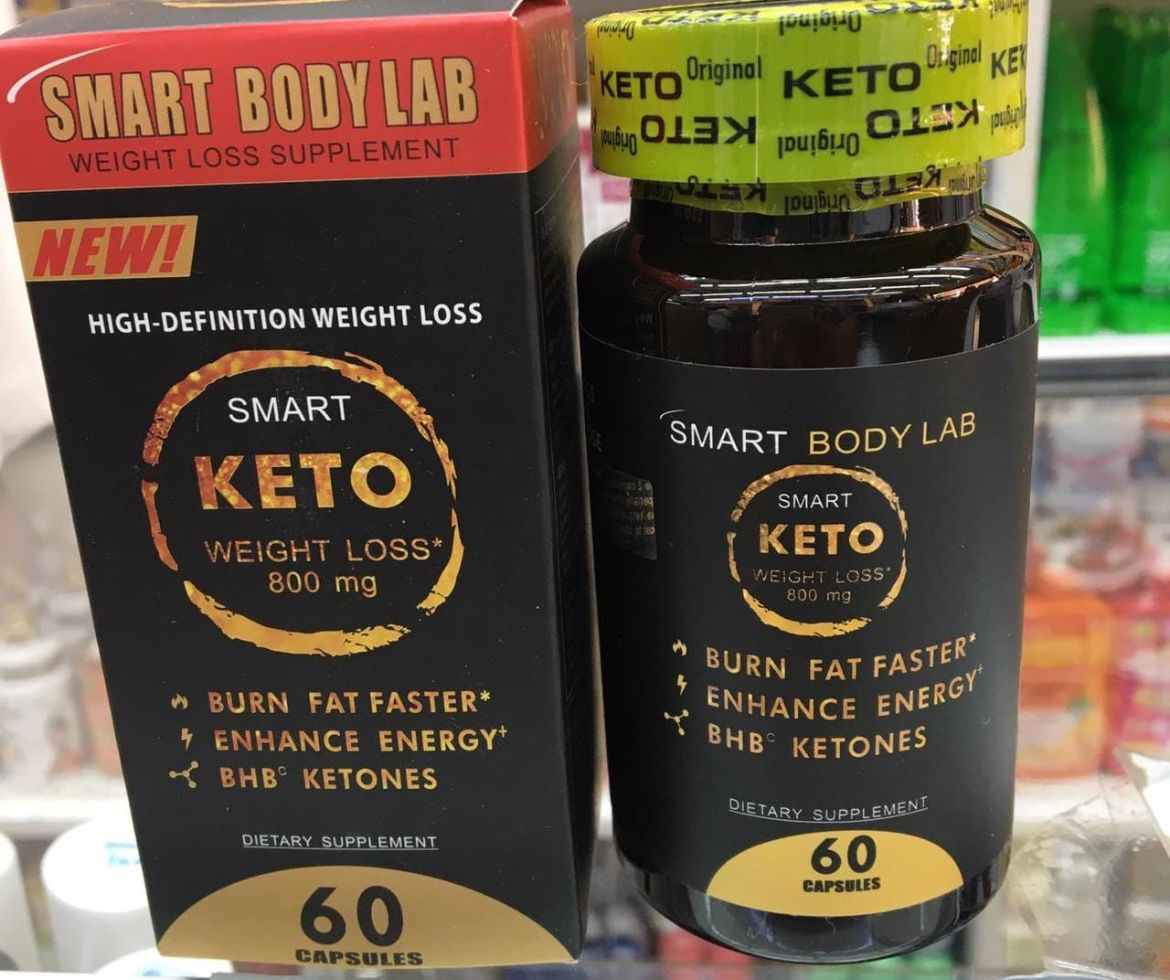 Smart Keto High Defination Weight Loss- 800mg Smart Bodylab weight loss supplement burn fat faster, enhance energy, BHB ketones NEW highly effective slim capsule- 60 Dietary Supplement