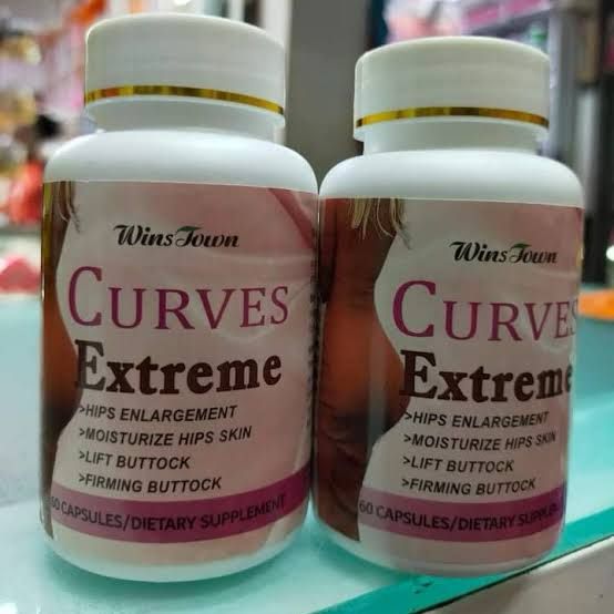 Winstown Curves Extreme Buttock and Hip Enhancement Butt Booster Lift Hip Butt Enlargement Pills Enhancement 60 Capsules for Buttocks Lifting