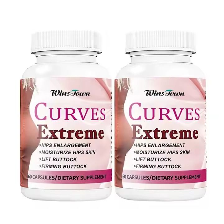 Winstown Curves Extreme Buttock and Hip Enhancement Butt Booster Lift Hip Butt Enlargement Pills Enhancement 60 Capsules for Buttocks Lifting
