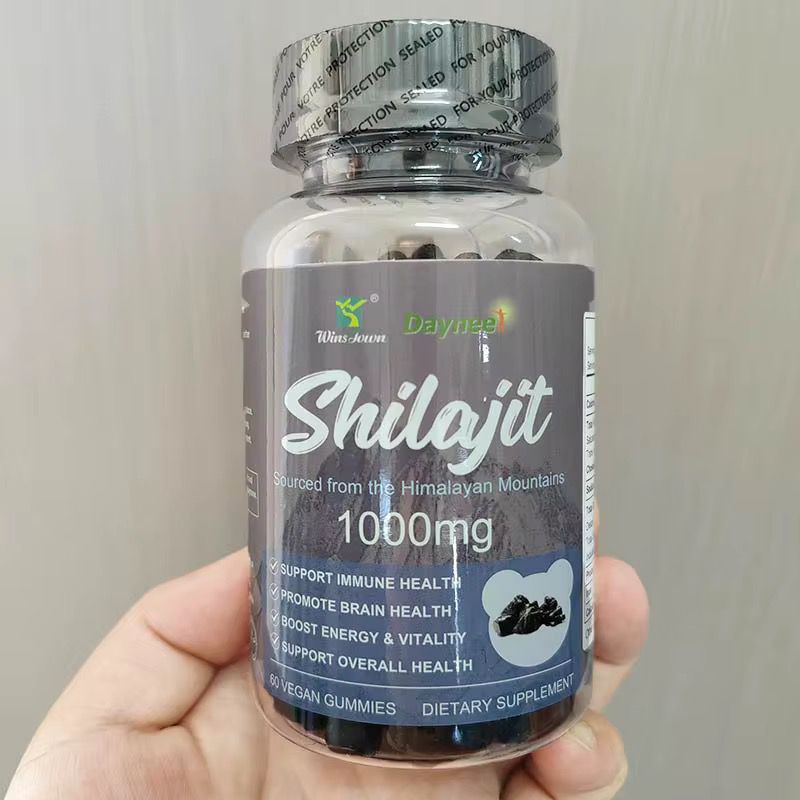 Daynee Shilajit Gummies 1000mg – Pure Himalayan Source 60 Vegan Gummies for Overall Health, Energy & Digestion Support