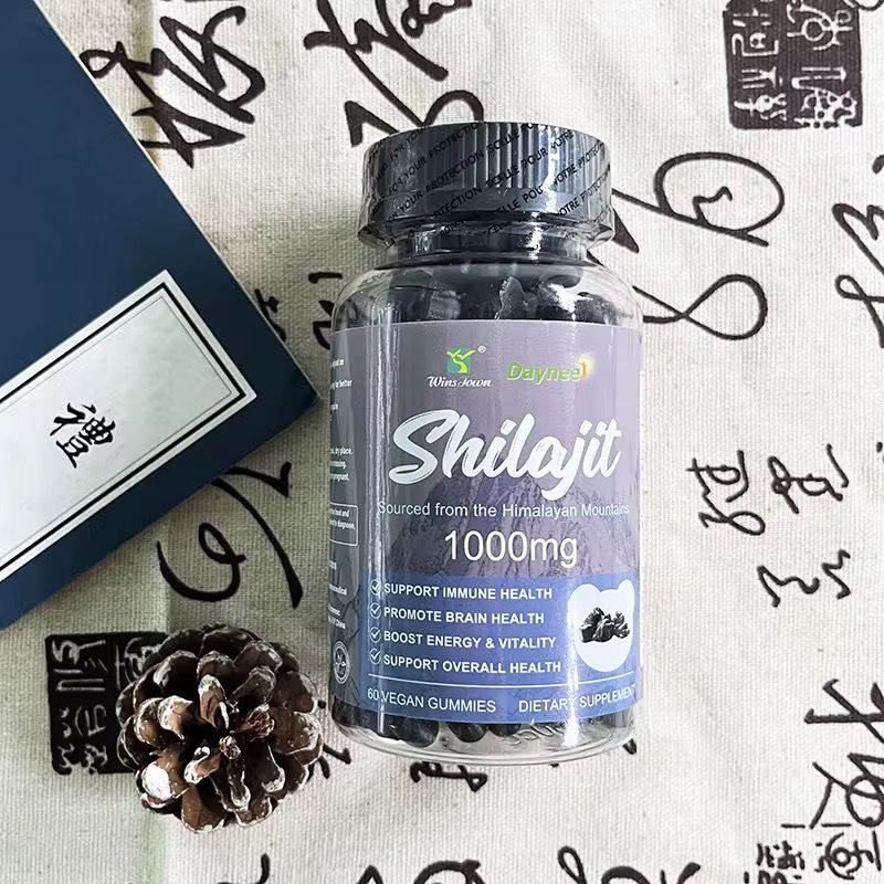 Daynee Shilajit Gummies 1000mg – Pure Himalayan Source 60 Vegan Gummies for Overall Health, Energy & Digestion Support