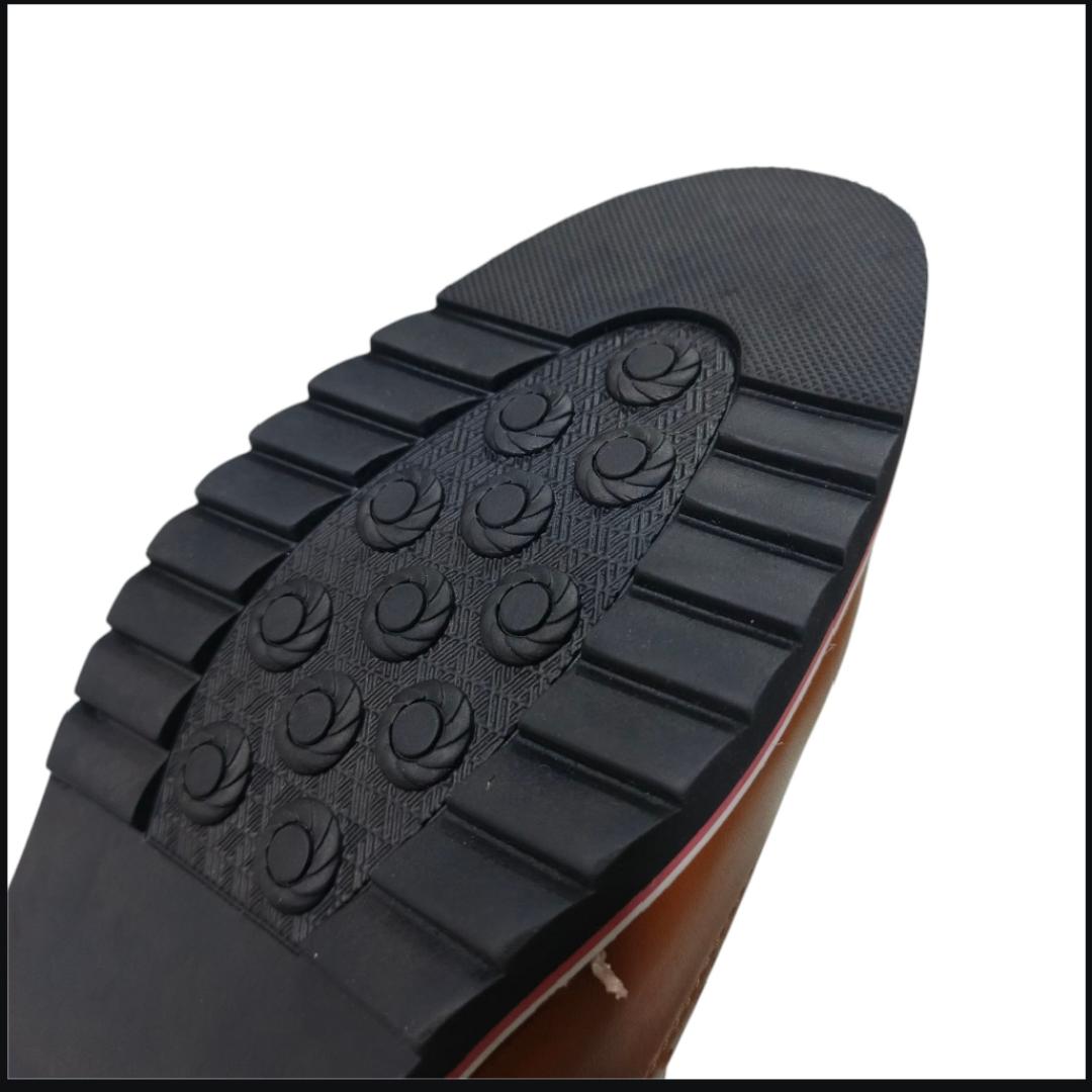 ZOTA Men elegant boots. PU leather Oxford design. official boots Brown. Classy and fashionable.