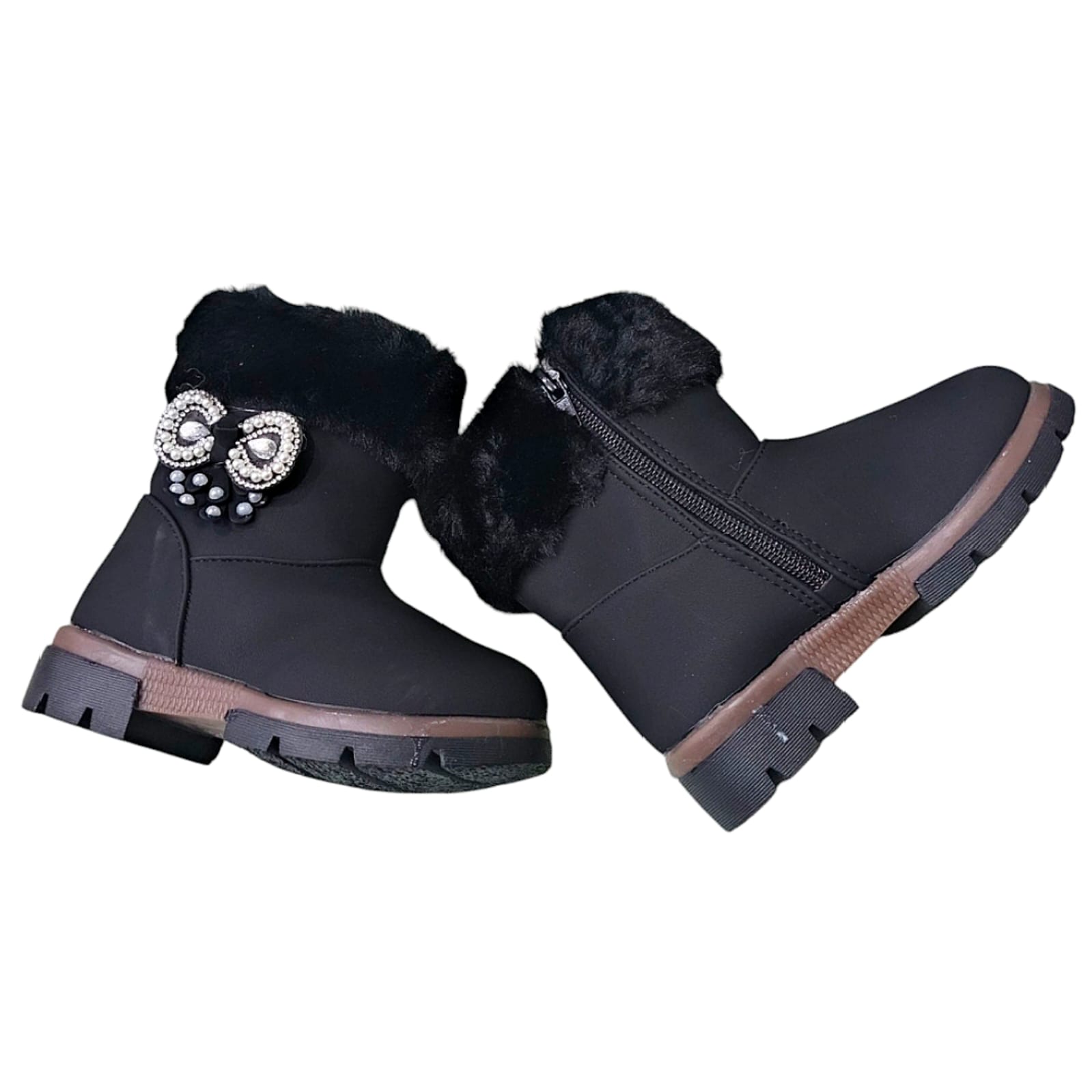 GIRLS BOOTS ELEGANT CLASSY WARM. INTERNAL WOOLEN BLACK/RED/PINK AND PITCH GIRL BOOTS