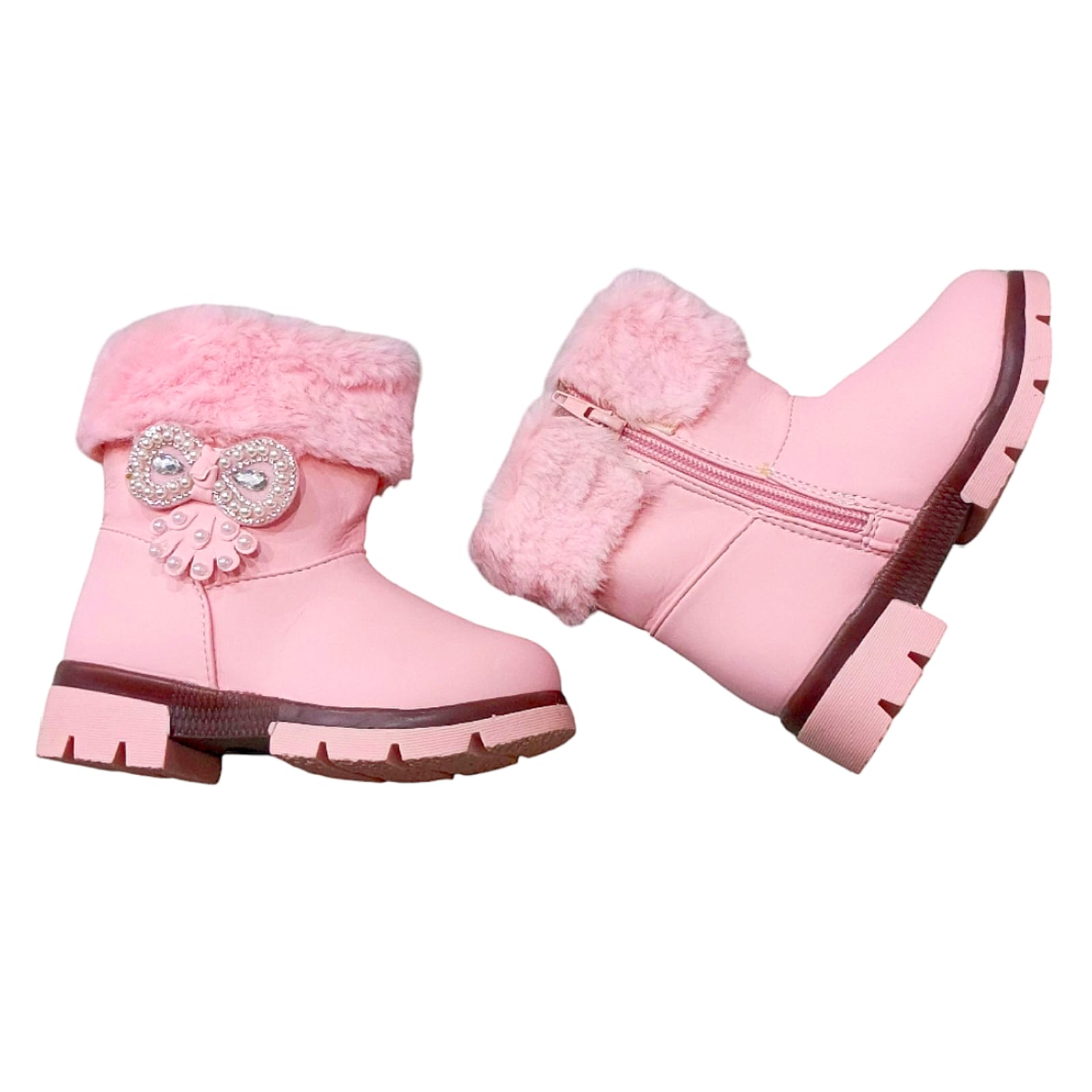 GIRLS BOOTS ELEGANT CLASSY WARM. INTERNAL WOOLEN BLACK/RED/PINK AND PITCH GIRL BOOTS