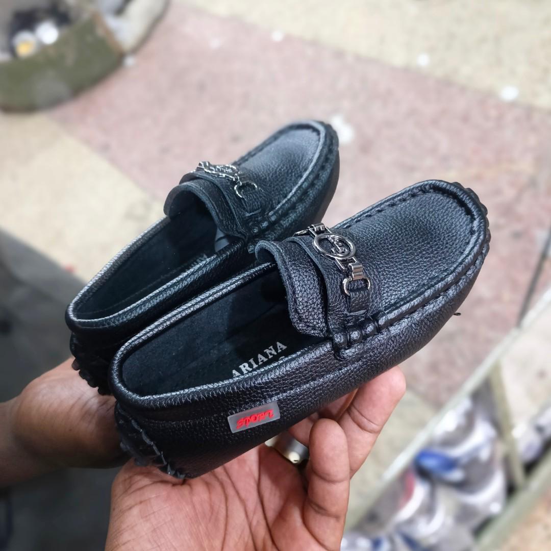 Smart Boys black pumps. Luxury loafers. Newly released black loafer. Boys Mocasin style penny loafer. Non-slip todlerlittle kid shoes.