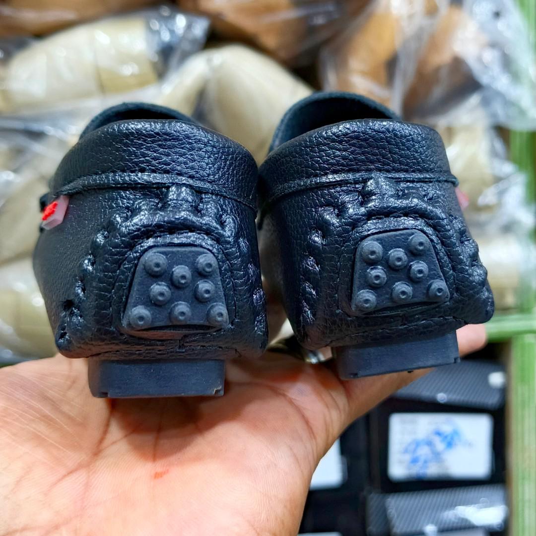 Smart Boys black pumps. Luxury loafers. Newly released black loafer. Boys Mocasin style penny loafer. Non-slip todlerlittle kid shoes.