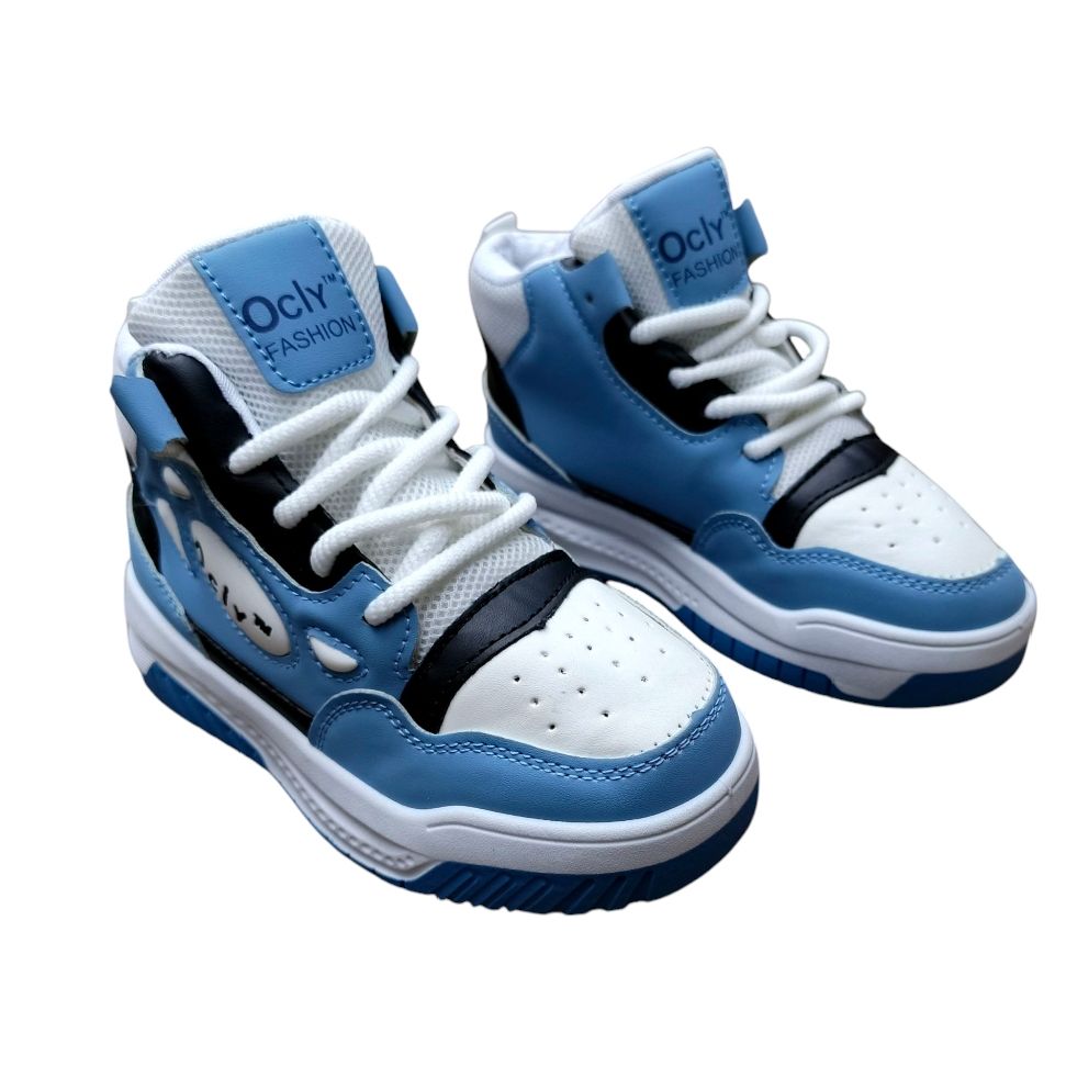 HIGH-CUT sport kid Designer kids Shoes Thick Sole Casual Sneakers Sports.  Vulcanized Sneakers, chunky laces sport shoes. Boys and girls sneaker sport shoes.