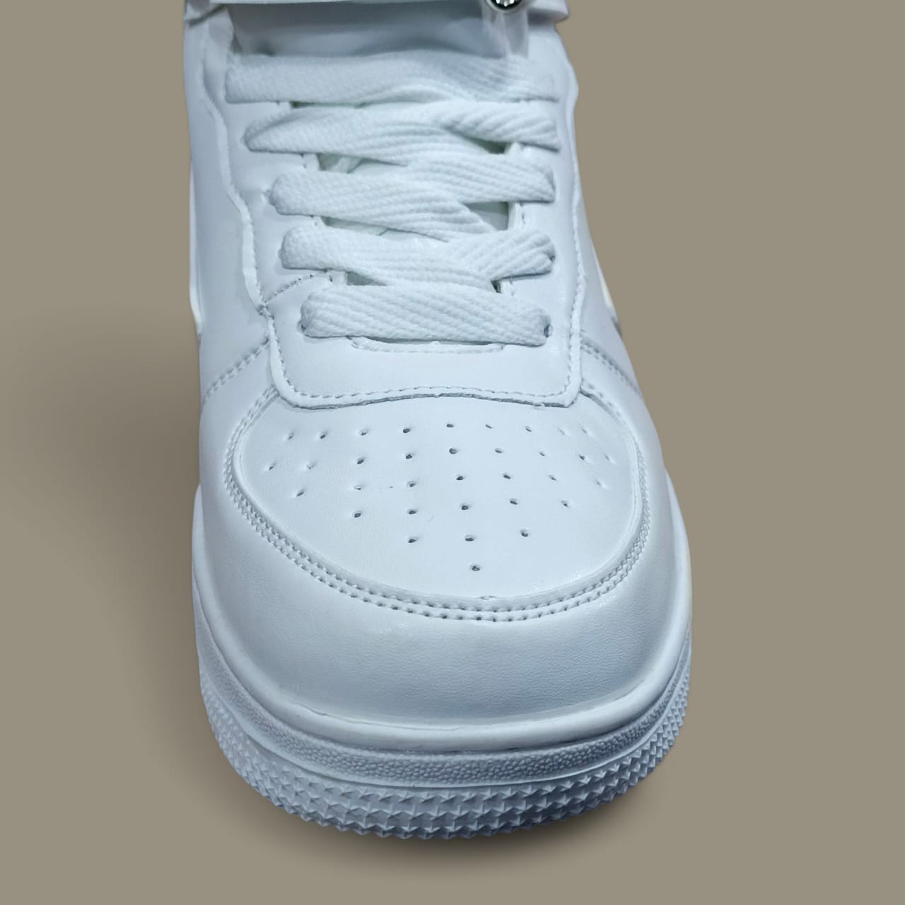 White High Top Sneakers. Velcro Strap High Top Sneakers. Unisex White High Top Sports Shoes. Classic White High-Top Sneakers with Adjustable Strap - Versatile Athletic Footwear for Everyday Style