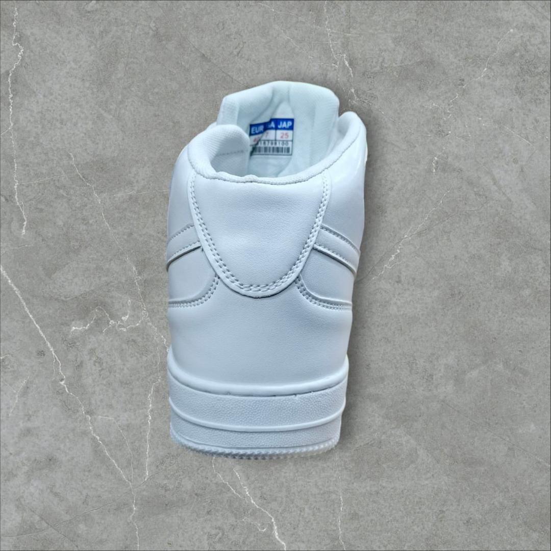 White High Top Sneakers. Velcro Strap High Top Sneakers. Unisex White High Top Sports Shoes. Classic White High-Top Sneakers with Adjustable Strap - Versatile Athletic Footwear for Everyday Style