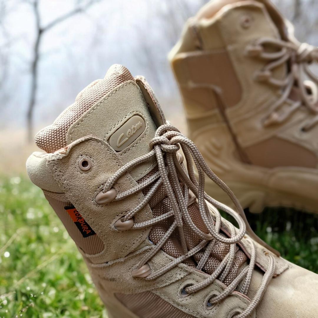 Men' S Army Military Style Jungle Boots Suede Leather Desert Boots Combat Outdoor Work Walking Trekking Tactical Boots. Delta boots. Cordura boots.