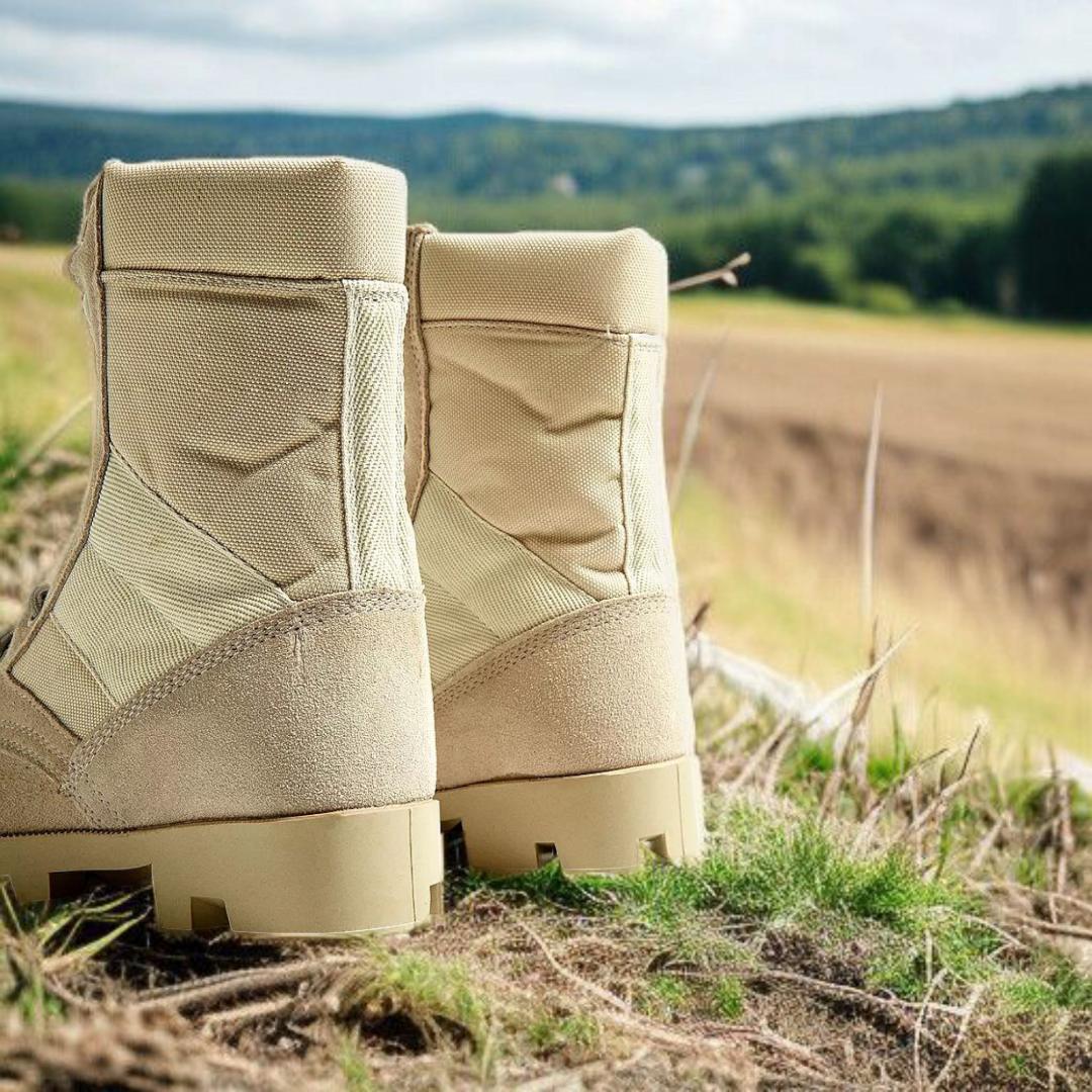 SUEDE LEATHER TACTICAL MILITARY BOOTS. MEN AND WOMEN Siwar tactical 8 Inches Desert Combat Army Jungle Boots Outdoor Hiking BootsDESERT BOOTS.