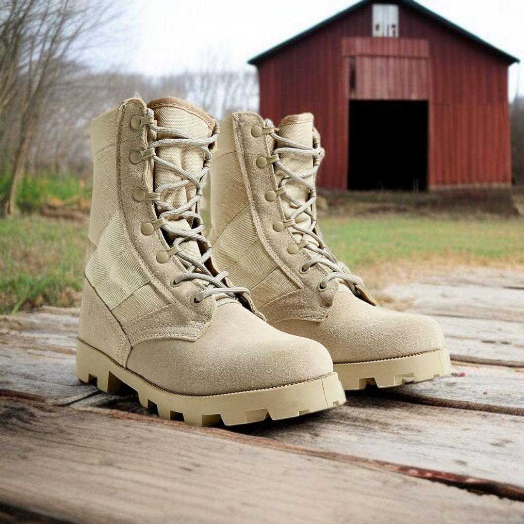 SUEDE LEATHER TACTICAL MILITARY BOOTS. MEN AND WOMEN Siwar tactical 8 Inches Desert Combat Army Jungle Boots Outdoor Hiking BootsDESERT BOOTS.