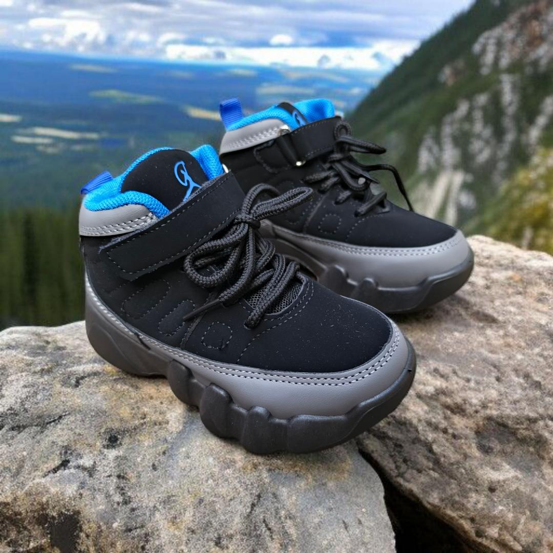 J9 SNEAKER FOR KIDS, UNIVERSITY BLUE, RETRO RED, BLACKWHITE, BLACKRED, BLACKGREYBLUE, BLACKYELLOW
