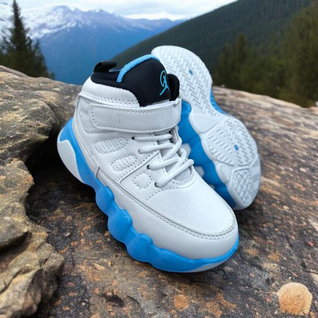 J9 SNEAKER FOR KIDS, UNIVERSITY BLUE, RETRO RED, BLACKWHITE, BLACKRED, BLACKGREYBLUE, BLACKYELLOW