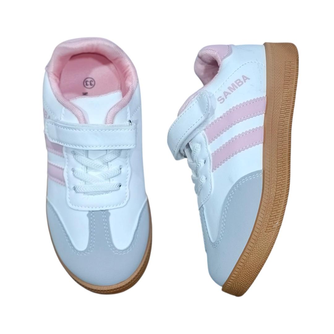 SAMBA SNEAKERS FOR KIDS. LIGHT WEIGHT FASHION SPORT SHOES FOR BOTH BOYS AND GIRLS. VARIETY OF COLORS AVIALABLE.