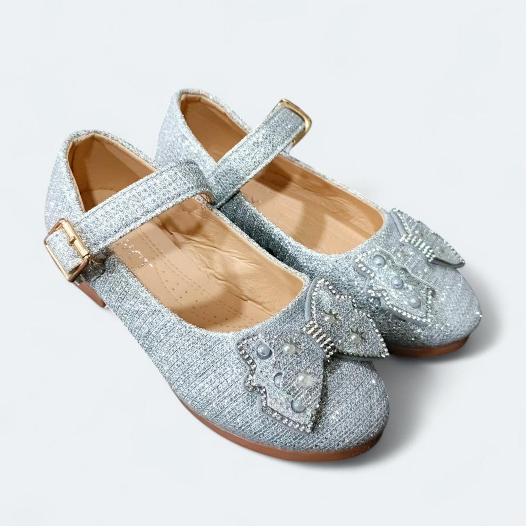 Ariana Baby girl suede glitter shoes. Children kids pearl bling sequins single princess shoes. Toddler infant Kids spring summer girls shoes.