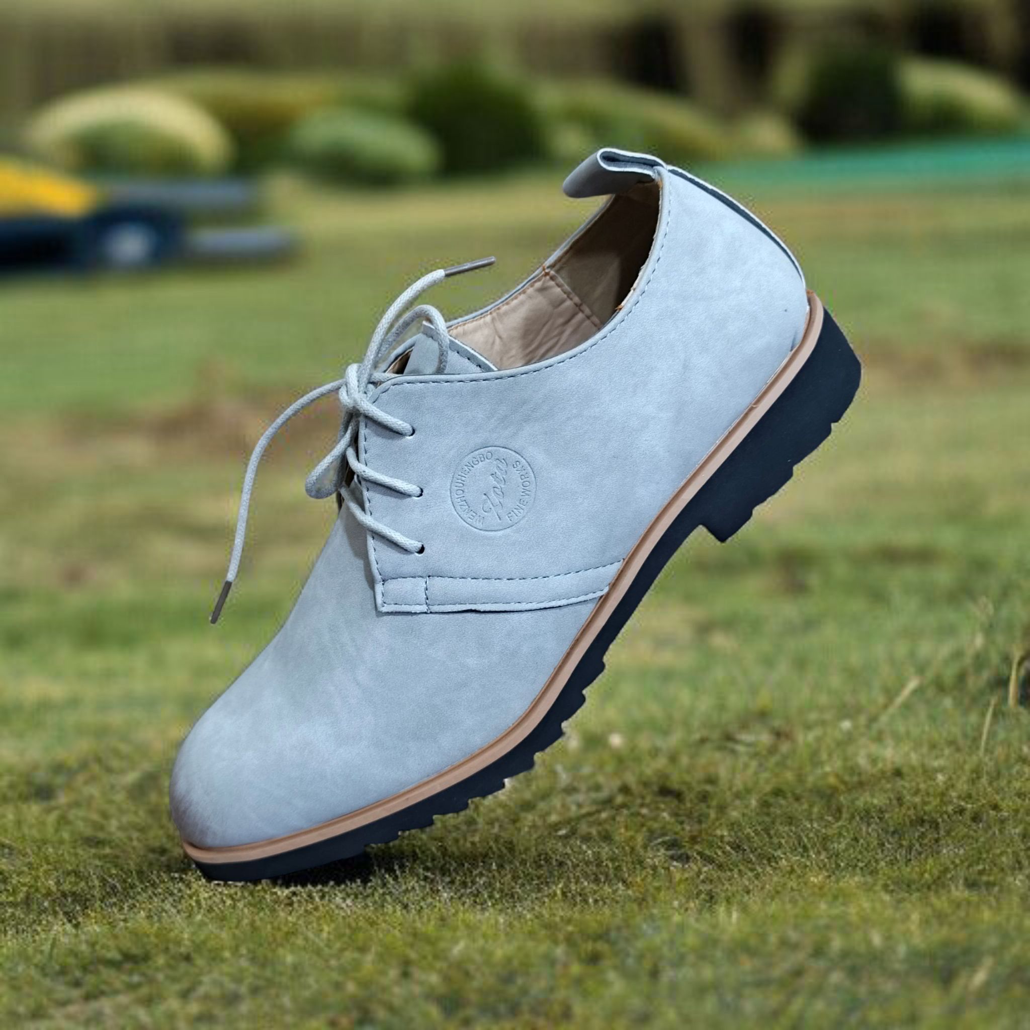 Z Men's Casual Lace-up Shoes. Gray Suede Oxford Shoes. Men's Classic Suede Dress Shoes. Comfortable Lace-up Loafers
Stylish Gray Casual Shoes.