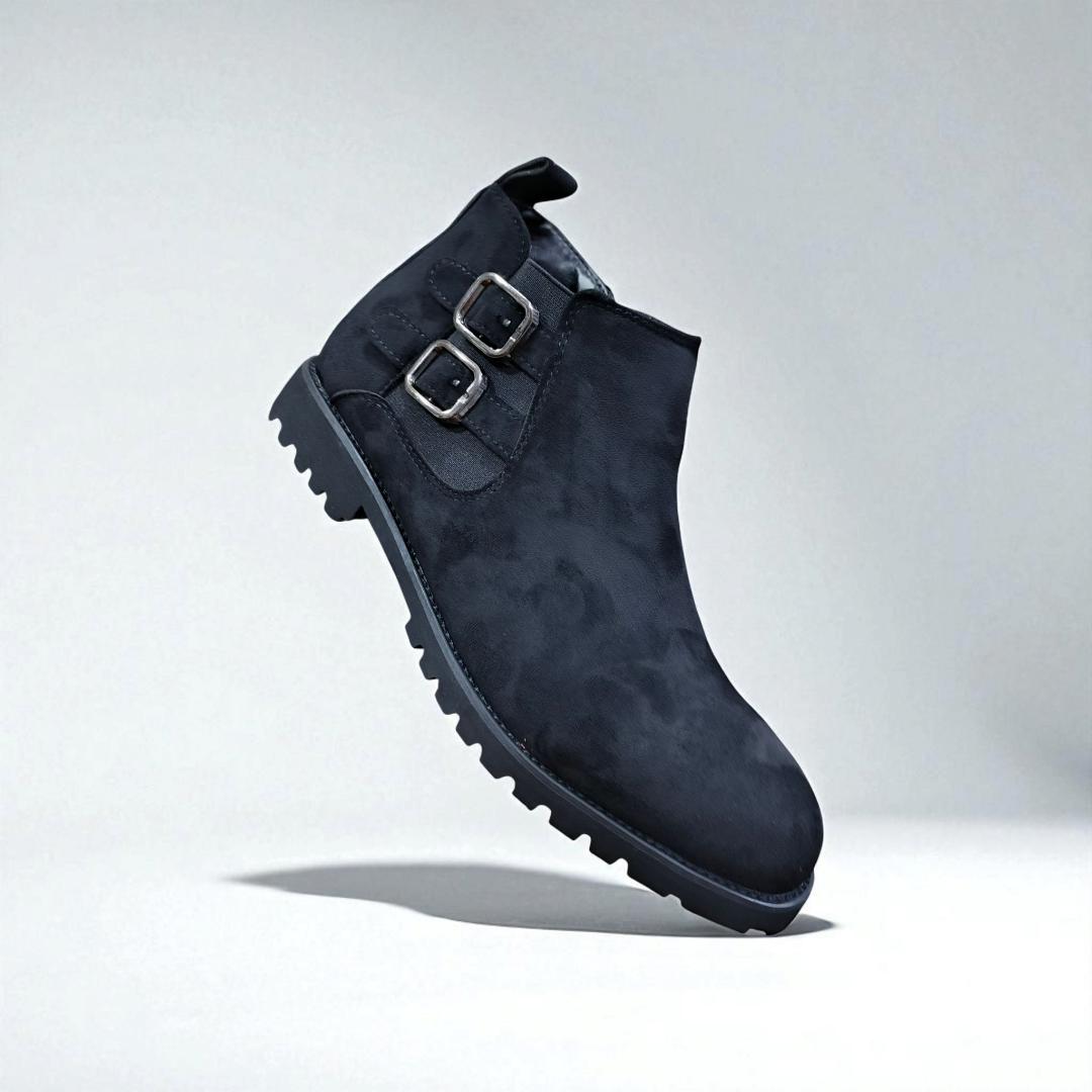 Men's black Suede Chelsea Boots. High-Quality black Suede Ankle Boots. Elegant Men's Chelsea Boots. Comfortable, Versatile, Luxurious,Durable & Stylish Suede Ankle Boots. Casual & Formal Boots.