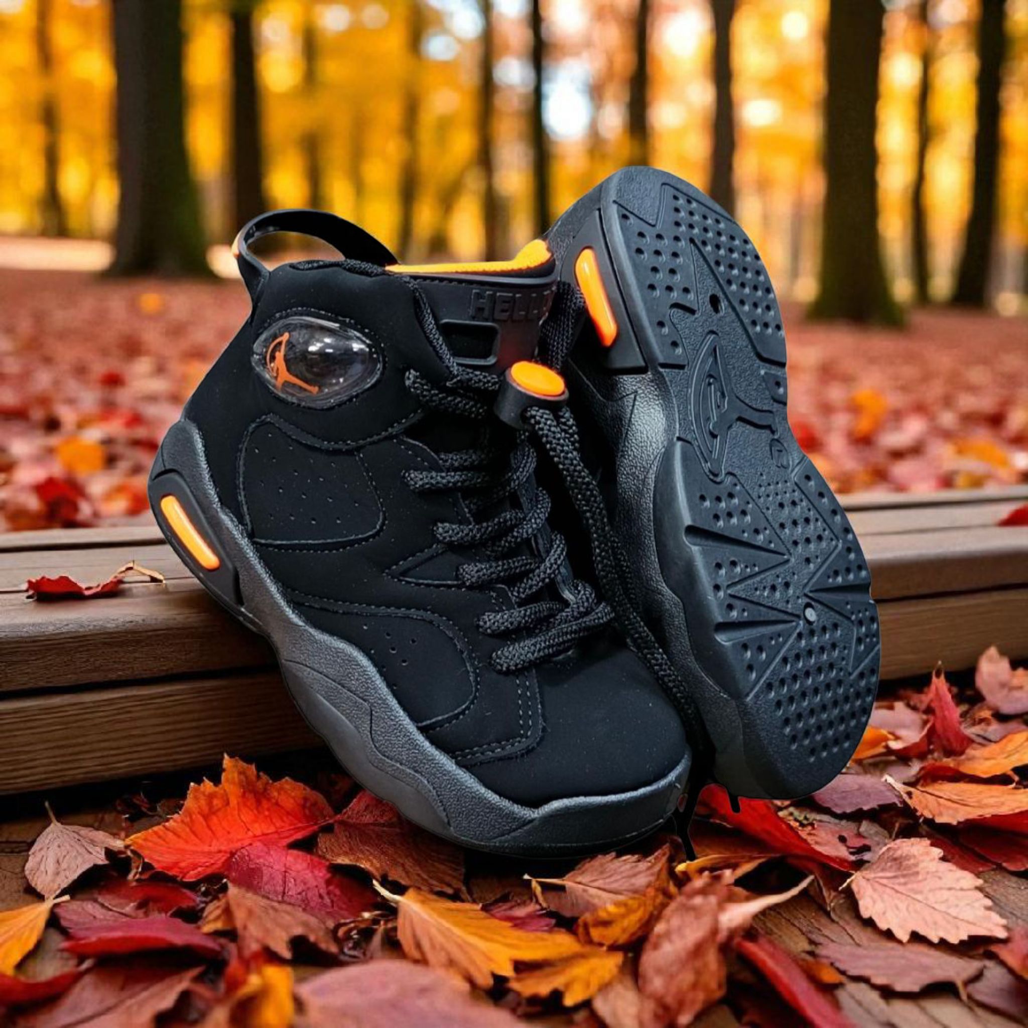 Children's Athletic Sneakers with Blue, yellow, orange, white and Red Accents. Durable sports trainers sport shoes. Unisex sneakers casual and active wear. Play all day, unleash their energy.