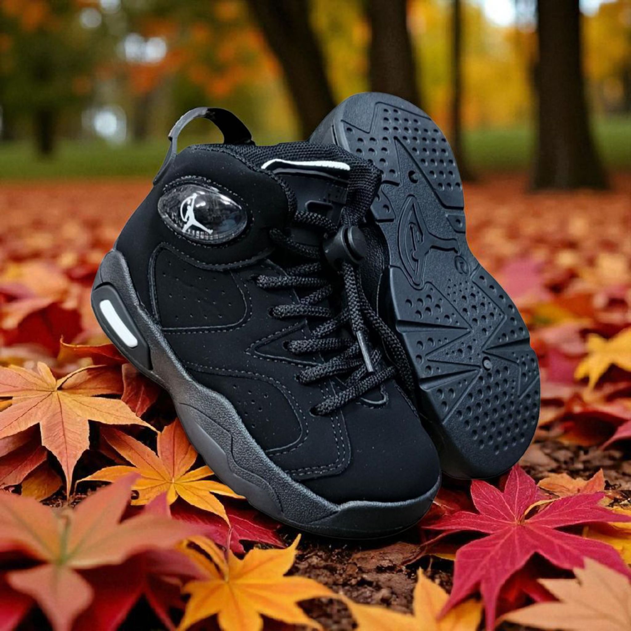 Children's Athletic Sneakers with Blue, yellow, orange, white and Red Accents. Durable sports trainers sport shoes. Unisex sneakers casual and active wear. Play all day, unleash their energy.