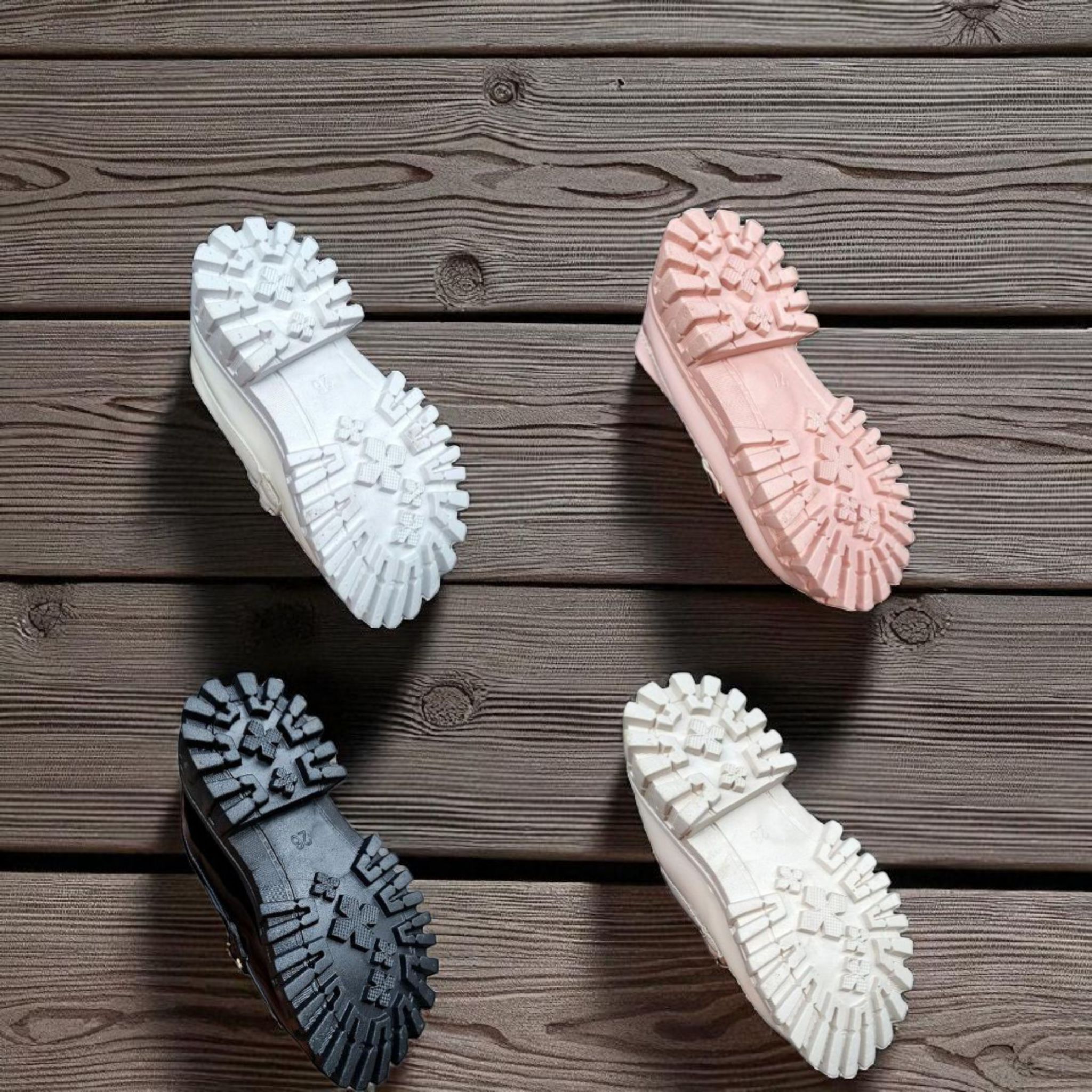 Chunky Girls' Buckle loafers. Stylish, trendy and fashion girls slip-ons. Versatile loafers for dresses, school or play. Trendy platform loafers for young fashionistas.