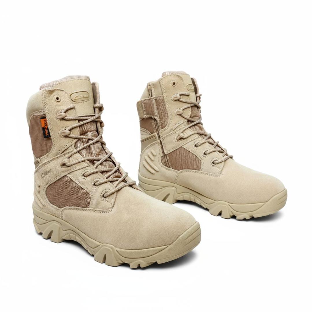 Men' S Army Military Style Jungle Boots Suede Leather Desert Boots Combat Outdoor Work Walking Trekking Tactical Boots. Delta boots. Cordura boots.