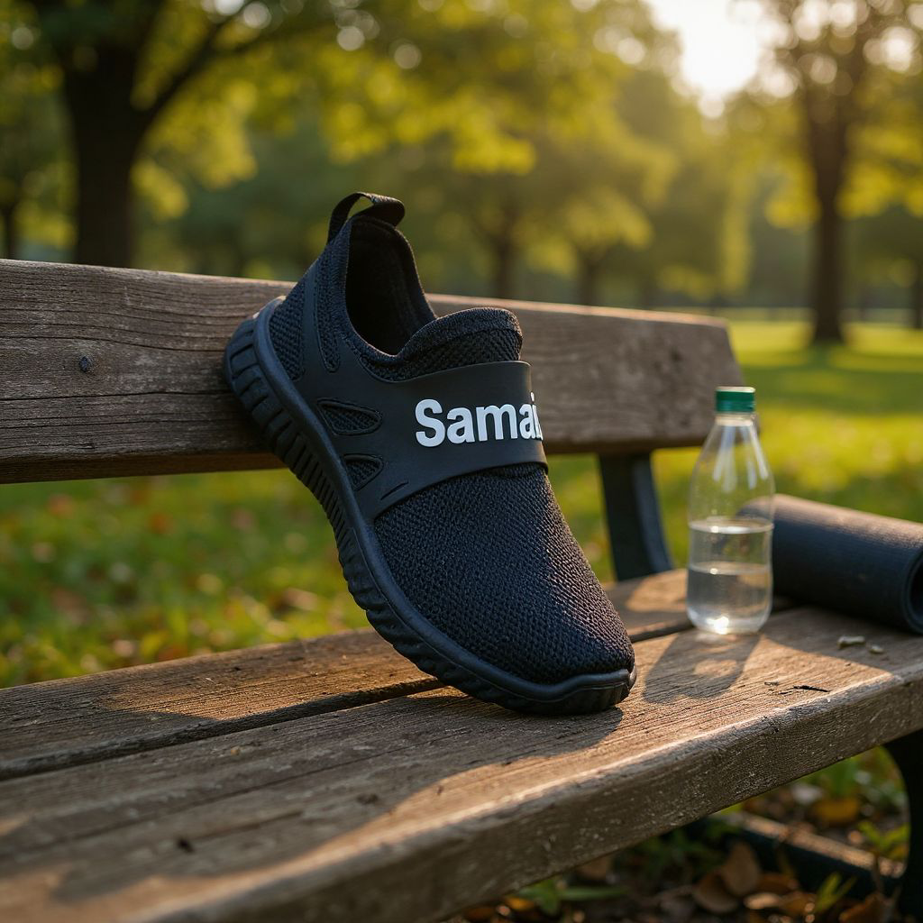 Kids Ultra-comfort black Slip-on sneakers. Easy wear mesh casual shoes. Lightweight and breathable kid's sport shoes. Stretchy straps No-tie design. All-day play, Todler/kids shoes. Perfect for school