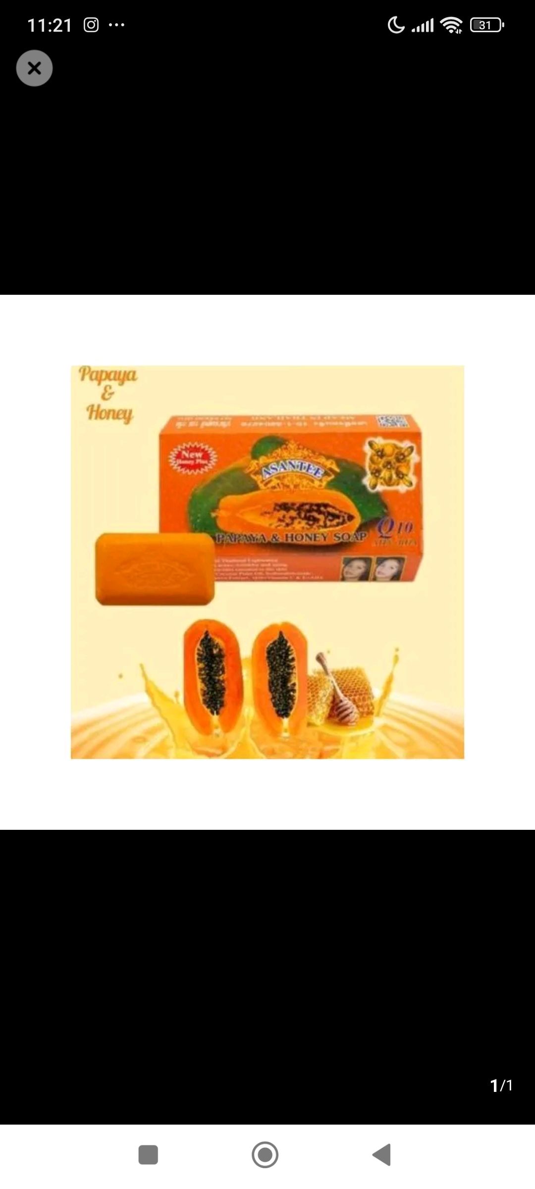 Asante Tamarind And Goat Milk Soap Papaya and Honey Skin Whitening Anti acne Facial Soap