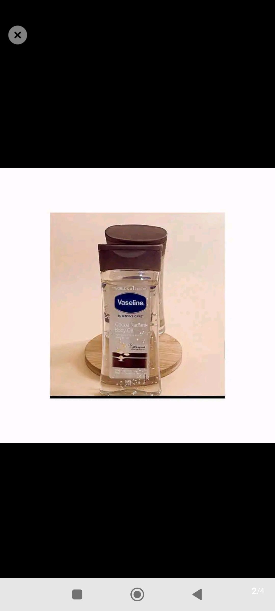 Vaseline Cocoa Radiant Body Oil, 100% Natural Coco