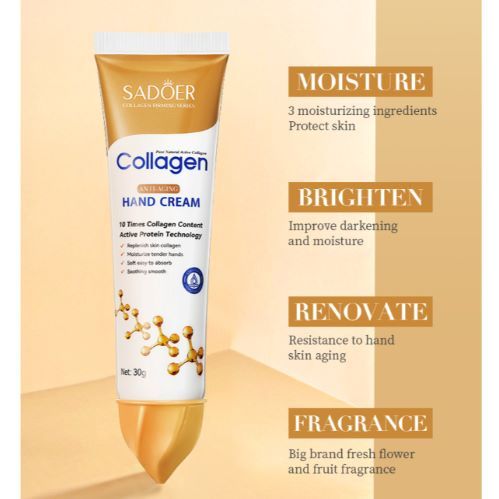 Collagen Anti-wrinkle Hand Cream Skin Soften Nourish Anti-drying Whitening Moisturizing African Skin Care Cracked Repair Products Hand Creams & Lotions
