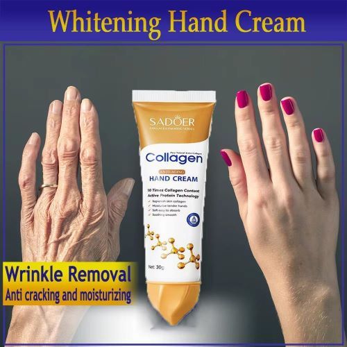 Collagen Anti-wrinkle Hand Cream Skin Soften Nourish Anti-drying Whitening Moisturizing African Skin Care Cracked Repair Products Hand Creams & Lotions