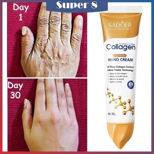 Collagen Anti-wrinkle Hand Cream Skin Soften Nourish Anti-drying Whitening Moisturizing African Skin Care Cracked Repair Products Hand Creams & Lotions