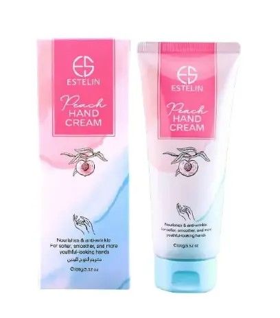 ESTELIN Peach anti aging Hand Cream – Moisturizing & Nourishing Hand Lotion for Soft, Smooth Skin , Long-Lasting Hydration