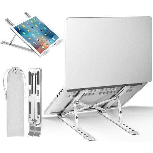 Portable Laptop Stand, Macbook Metallic In Material Foldable