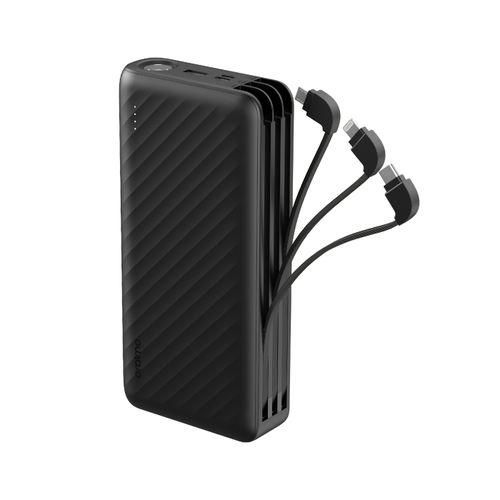 Oraimo Traveler Link 27 27000mAh 3 Built-in Charging Cables AniFast 12W Fast Charge Power Bank