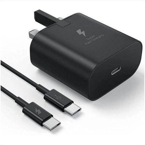 Samsung Original Super Fast Charging 45W With Type-C To Type-C Cable – Full Charger (Black)