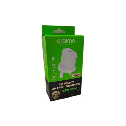 Oraimo Type-C Charger – Fast & Reliable Charging Solution