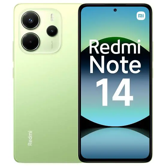 LATEST New XIAOMI Redmi Note 14 6GB+128GB 6.67" AMOLED 120Hz Display 108MP Camera 5500mAh Battery IP54 Dust and Splash resistant Fingerprint Unlock 33W
