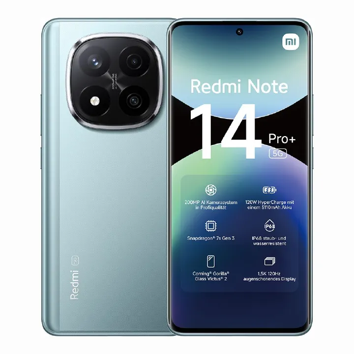XIAOMI REDMI NOTE 14 PRO PLUS 5G,512GB+12GB RAM,200MP ULTRA CLEAR CAMERA,120 WATTS HYPER CHARGE,5110MAH BATTERY CRAFTED WITH AI