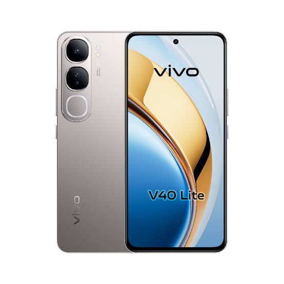 LATEST NEW VIVO V40 LITE [8GB RAM+256GB] 80 WATTS FLASH CHARGE,5000 WATTS,ON DISPLAY FINGERPRINT SCANNER, DUST AND SPLASH RESISTANT 25 MONTHS WARRANTY, 50MP CAMERA  WITH AURA RING PHONE