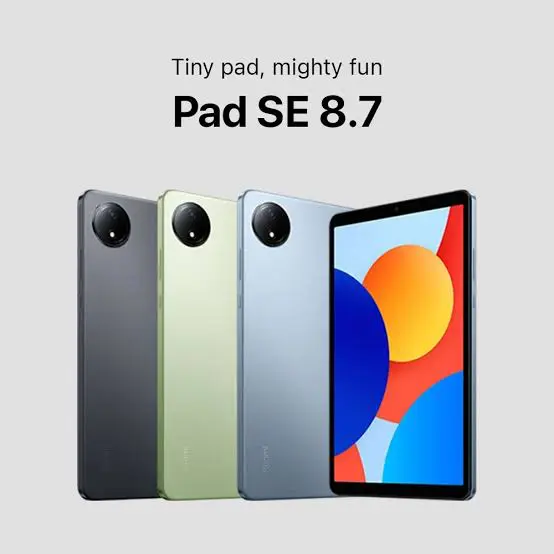 LATEST XIAOMI REDMI TABLET PAD SE 4G 4GB RAM+ 128GB (WITH SIM CARD 4G)6650Mah,18 WATTS FAST CHARGING, POWERFUL MEDIATEK G85 ULTIMATE PROCESSOR  TABLET