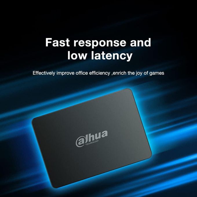 Dahua 2.5" SATA 256GB SSD Fast response and low latency-very high quality with warrant